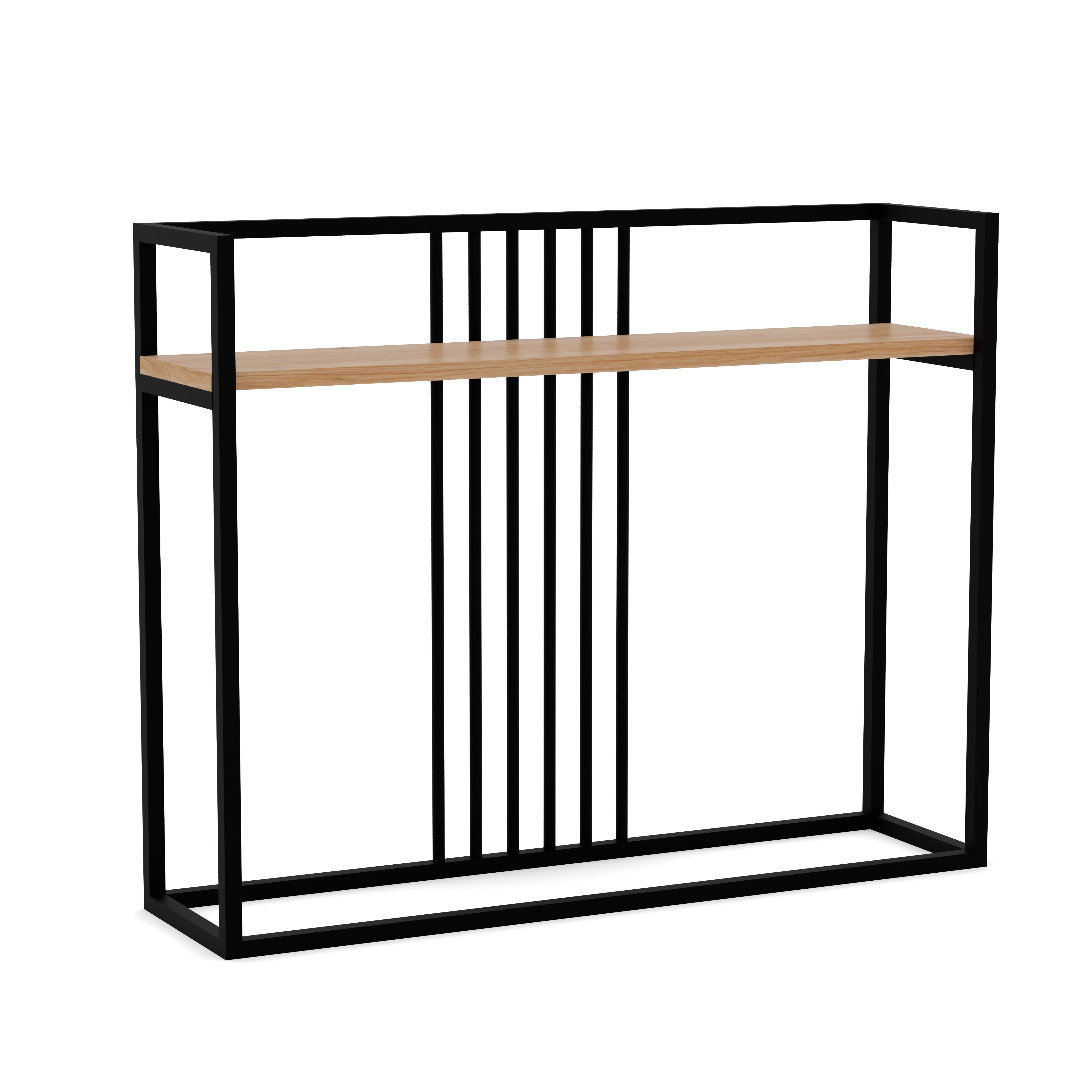 Industrialna konsola z półką Mossa